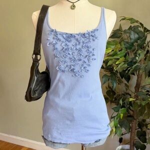 Vintage J Crew cami/tank with floral detailing